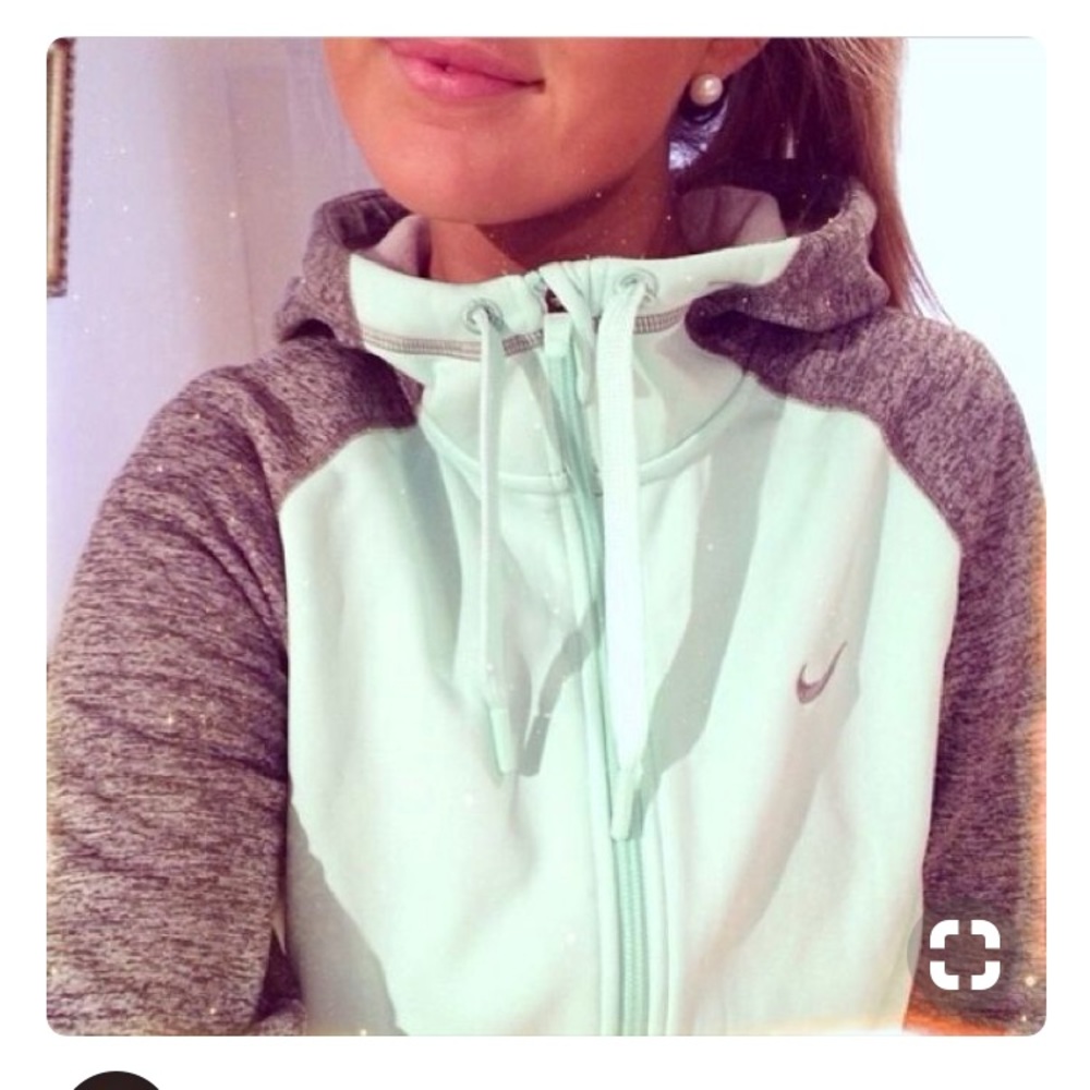 ISO mint and gray Nike zip up jacket NOT FOR SALE